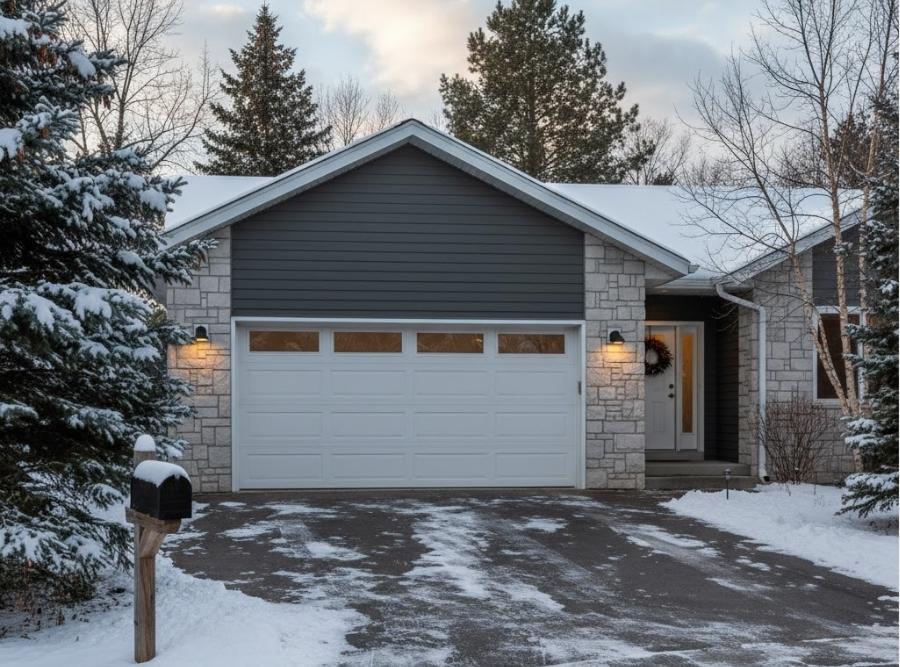 beautiful modern garage door 